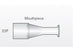 Intersurgical Mouthpieces - Mouthpiece, Straight, 22 mm Inner Dia. - 1931030