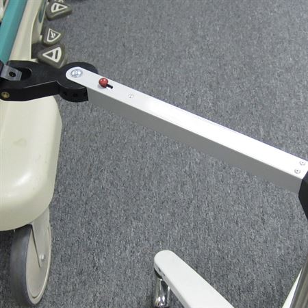 IV Pole and Wheelchair Clamping System IV Pole to IV Pole