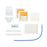 Centurion IV Start Kits - IV Start Kit with Neonatal Shield Dressing, HubGuard and Alcohol Prep Pads - IVSSTK12