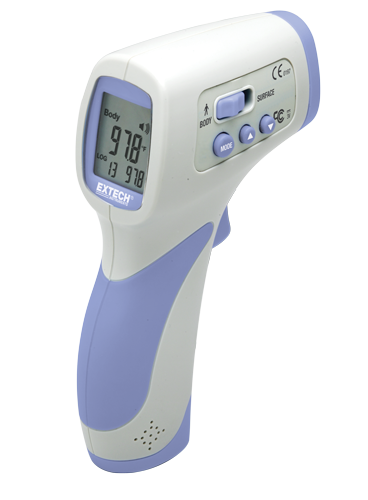 Extech Instruments Non-Contact Forehead InfraRed Thermometers - THERMOMETER, INFRARED, BACKLIT LCD - IR200