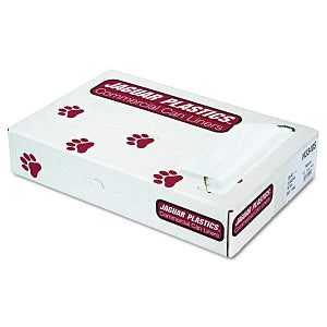Unisan Super Extra-Heavy Commercial Trash Can Liners - 33" x 40" Super Extra-Heavy Waste Liners, 33 gal., 16 Mic, Natural - H3340S
