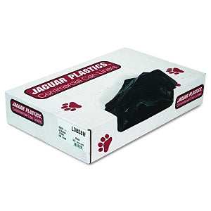 Unisan LDPE Trash Can Liners - Low-Density Can Liners, Black, 60 gal., 0.7 mil - L3858H