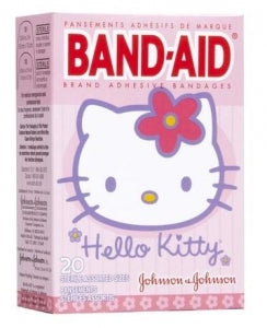 Johnson & Johnson Band-Aid Multiple Prints - Band-Aid Brand Adhesive Bandage, Adhesive, Assorted, Hello Kitty Theme - 005616