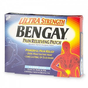 Johnson & Johnson Ultra Strength BENGAY Patch - Ultra Strength BENGAY Patch, Size L - 08149