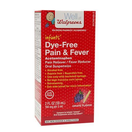 Johnson & Johnson Infant Tylenol (dye free) - TYLENOL, INFANT, PAIN, FEVER, DYE FREE - 300450167620