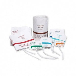 GE Medical Blood Pressure Cuff with 2-Tube Connectors - Blood Pressure Cuff, 2 Tube Sub-Miniature Connector, Small Adult - 2403