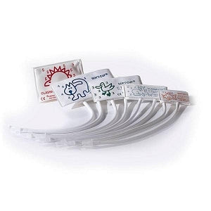 GE Medical Neonatal Blood Pressure Cuffs - Soft-Cuf Blood Pressure Cuff with 2-Tube Luer Connector, Neonatal Size 2, Light Blue - 2422