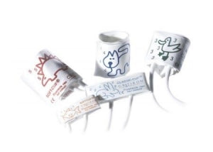 Ge Medical Navy blue Adult BP Cuffs - Classic-Cuf Blood Pressure Cuff with 2-Tube Neo-Snap Connector, Neonatal Size 1, Orange - CLA-N1-2B