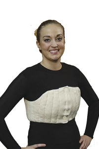 Bsn Medical Inc JOBST Double Mastectomy Pads - Power-Dry Double Mastectomy Pad, Black, Size M - 3212143
