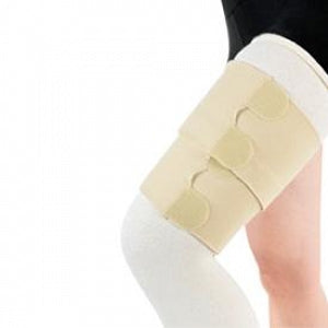Jobst FarrowWrap Strong Compression Thigh Garments - FarrowWrap Strong Thighpiece, Tan, Size XS Regular - FWST-O-TRT1
