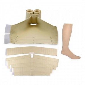 Bsn Medical Inc JOBST FarrowWrap Lite Trim-to-Fit Medium Leg, Foot and Sock Kit - FarrowWrap Lite Trim-to-Fit Leg, Foot and Sock Kit, Tan, Size M - FWST-T-ADT3