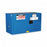 Justrite Sure-Grip Piggyback Safety Cabinets - Sure-Grip Self-Closing Piggyback Hazmat Safety Cabinet, Blue, 17 gal. - 861728