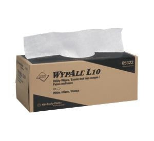 Kimberly Clark WypAll Wipers - Wypall Wiper, 110, General Purpose, White - 05322