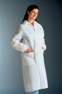 Halyard Health Universal Precautions Lab Coats - Universal Precautions Lab Coat, 3-Layer, White, Size XL - 10043