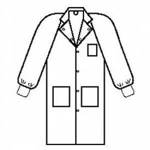Halyard Health Universal Precautions Lab Coats - Universal Precautions Lab Coat, 3-Layer, White, Size XL - 10043