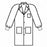 Halyard Health Universal Precautions Lab Coats - Universal Precautions Lab Coat, 3-Layer, White, Size XL - 10043