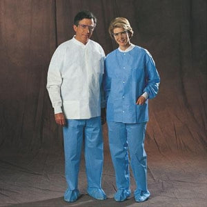 Halyard Health Universal Lab Jackets - Universal Precautions Lab Jacket, 3-Layer, White, Size XL - 10073