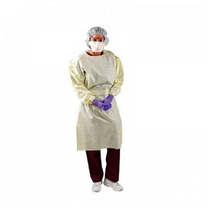 Halyard Health Spuncare Cover Gowns - Spuncare Isolation Gown, Yellow, Universal - 13962