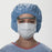 Halyard Health Pleated Procedure Mask with Ear Loops - Pleated Procedure Mask, Ties, Blue - 28802