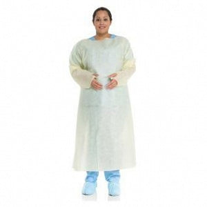 Halyard Health Over-The-Head Isolation Gowns - Over-The-Head Isolation Gown, Yellow, Size 2XL - 29516