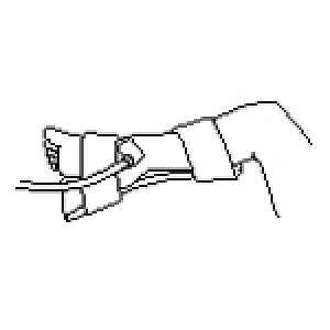 Halyard Health IV Support Neonatal Armboards - IV Armboard, Neonatal, 1" x 3", 5" Strap, Disposable - 29965