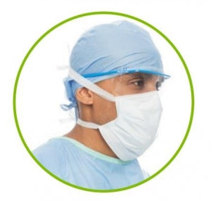 Halyard Health Fluidshield Surgical Masks - FLUIDSHIELD Level 1 Surgical Mask with Ties - 39117
