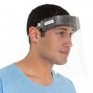 Halyard Health Visor Only Face Shields - Face Shield, Visor Only, 3/4, Clear - 41205