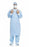 Halyard Health Aero Blue Performance Surgical Gowns - Aero Blue Performance Surgical Gown, Size XL, Sterile - 41734