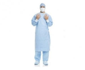 Halyard Health Aero Blue Performance Surgical Gowns - Aero Blue Performance Surgical Gown, Size 2XL, Nonsterile - 41741NS