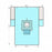 Halyard Health C-Section Drapes - C-Section Drape, with Clear Screen, Fenestration - 44968