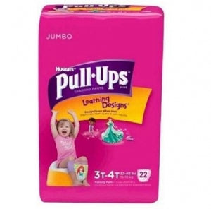 Kimberly-Clark Pull-Ups Training Pants - Pull-Ups Training Pants, Girl, 3T-4T, Jumbo - 45140