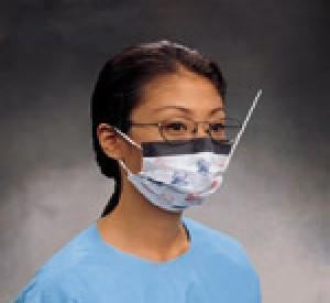 Halyard Health Procedure Masks - Fog-Free Procedure Face Mask with Visor, Teddy Bear - 47298