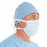 Halyard Health So Soft Surgical Masks - Soft Touch II Pleated Surgical Mask with Ties, Nonsterile, Blue - 47500