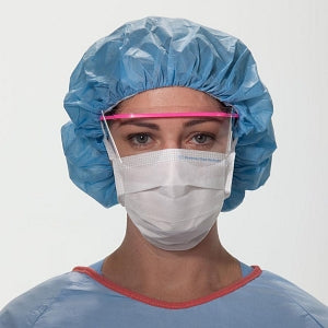 Halyard Health So Soft Surgical Masks - Pleated Surgical Mask with So Soft Lining and Ties, White - 48390