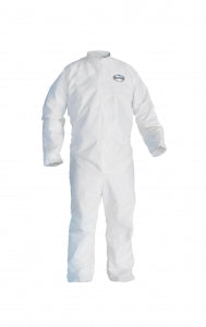 Kimberly-Clark Kleenguard A20 Coveralls - Kleenguard Select Coveralls with Zipper, White, Size 2XL - 49105