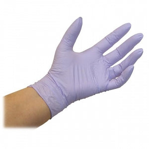 Halyard Health KC100 Lavender Nitrile Powder-Free Exam Gloves - Powder-Free Textured Nitrile Exam Gloves, Lavender, Size L - 52819