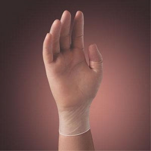 Halyard Health Synthetic PF NS Vinyl Exam Gloves - 9.5" Synthetic Vinyl Exam Gloves, Size L - 55033