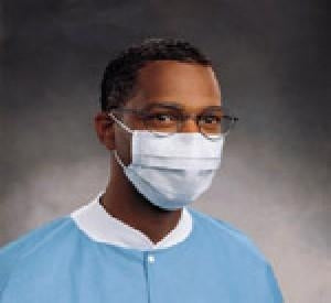 Halyard Health Procedure Masks - Anti-Fog Procedure Face Mask, Pleated, Foam, White - 62363