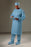 Halyard Health Procedure Gown with Knit Cuffs - Fluid-Resistant Procedure Gown, Blue, Size XL - 69028