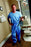 Halyard Health Scrub Shirts - Disposable 3-Layer SMS Round-Neck, Scrub Shirt, Blue, Size XL - 69703