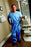 Halyard Health Scrub Shirts - Disposable 3-Layer SMS Round-Neck, Scrub Shirt, Blue, Size 2XL - 69704