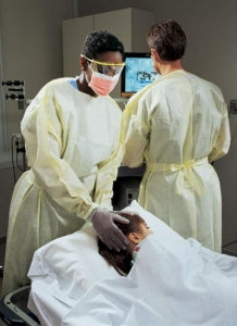 Halyard Health, Inc Halyard Spunbond Cover Gowns - Tri-Layer Spunbond Cover Gown with Full Back, Yellow, Size XL - 69988