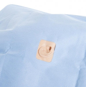 Halyard EENT Fenestrated Drapes - EENT Drapes, Fenestrated, Nonsterile, 76" x 90" - 79421