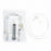 Halyard Health Mic-Key J Feeding Tube Extension Sets - Mic-Key J Feeding Tube Extension Set with ENFit Connector, 18 Fr x 3.5 cm - 8230-18-3.5