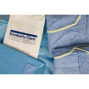 Halyard Health Set Up Pack I - Set-Up Pack 1 with ULTRA Surgical Gown with Towel, Size L, ULTRA Surgical Gown, Size XL, Zone-Reinforced Back Table Cover, 44" x 90", Reinforced Mayo Stand Cover, 23" x 54", and Suture Bag - 88171