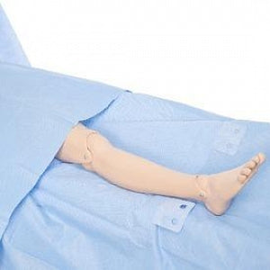 Halyard Health Split Drapes - Split U-Drape, Sterile, 4" x 44" Split, 80" x 124" - 89079