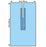 Halyard Health CK100 Split Drapes - KC100 EENT Split Drape, 76" x 124" - 89197