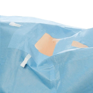 Halyard Health Pelvic Drapes - Pelvic Drape, Paroscopy Pouch, 112" x 124" - 89219