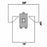 Halyard Health Laparotomy Drape - Laparoscopy Drape with Armboard Cover, Sterile, 100" x 72" x 124" - 89228