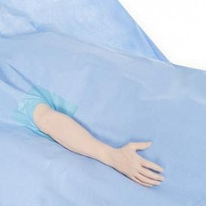 Halyard Health Extremity Drapes - Upper Extremity Drape, Fenestrated, Sterile, 76" x 120" - 89271